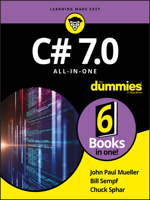 Cover image for C# 7.0 All-in-One For Dummies